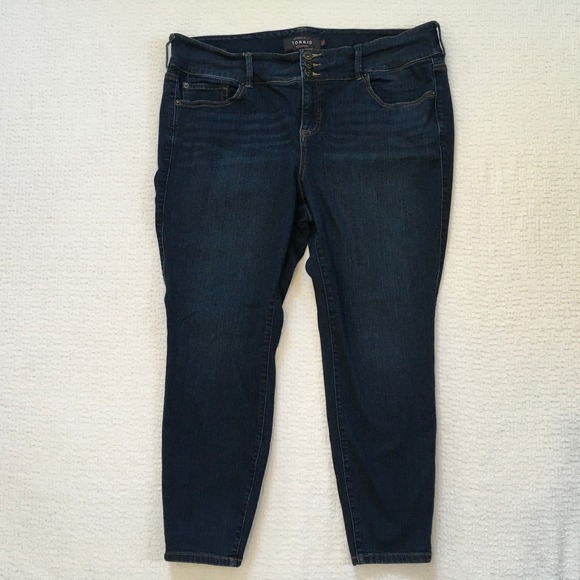 Torrid Premium Dark Wash Skinny Jegging Jeans Women Size 20S - Picture 1 of 8